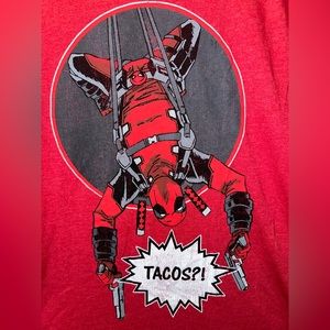 Marvel Fifth Sun Deadpool Tacos T Shirt Size XL Short Sleeve